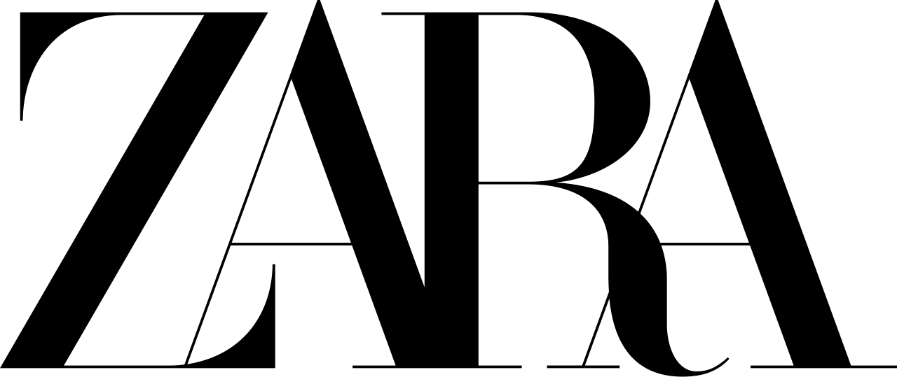 Logo SVG ZARA 1280px