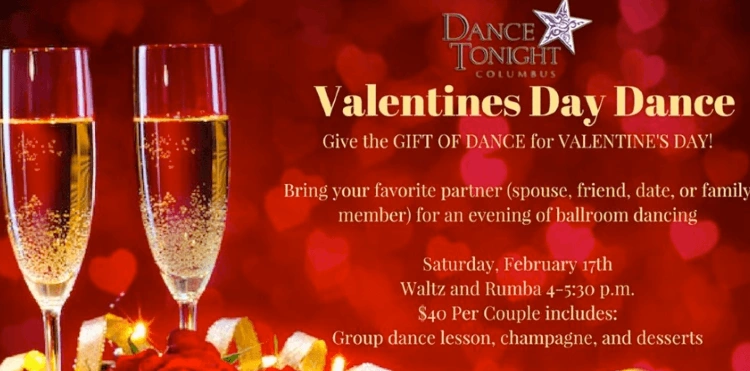 Dance de la Saint-Valentin | Annonce d'événement | Idées de marketing de marque