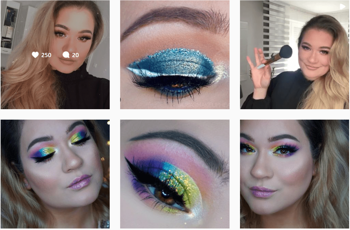 25 micro-influent de beauté Instagram Suivant maintenant! Lisa Makeup Heaven_ Liste des influenceurs de beauté Instagram