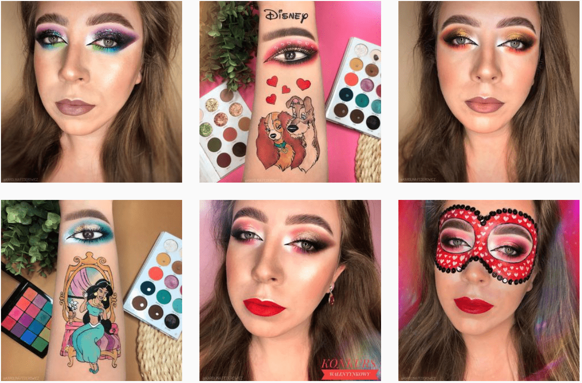 25 micro-influent de beauté Instagram Suivant maintenant! Liste des influenceurs de beauté Karolina FeroIcz_ Instagram