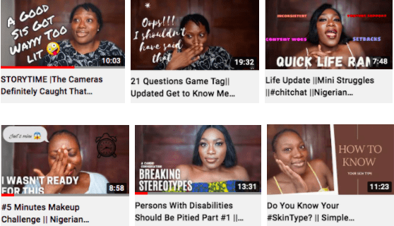 Jennifer Oyubu | Influenceur de beauté sur YouTube