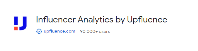 Plugin Upfluence Chrome: analyse pour tout influenceur!