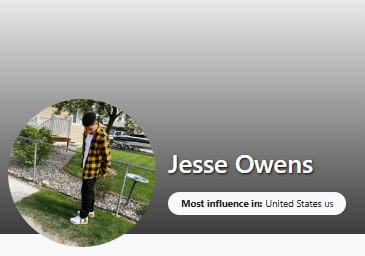 Exemples d'influenceurs nano: Jesse Owens