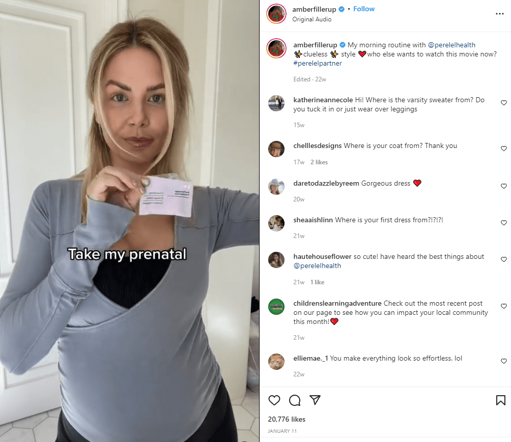 Blog quotidien Amber Fillerup Clark