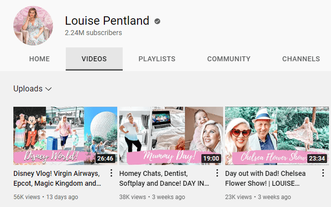 Louise UK Top Mommy Influenceur