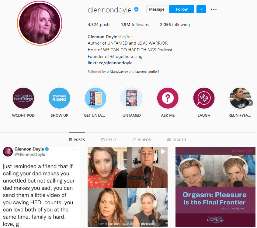Glennon Doyle Global Inspiration