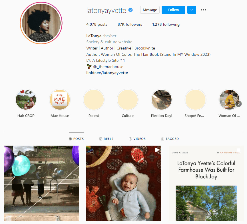Latonya Blogger talentueux