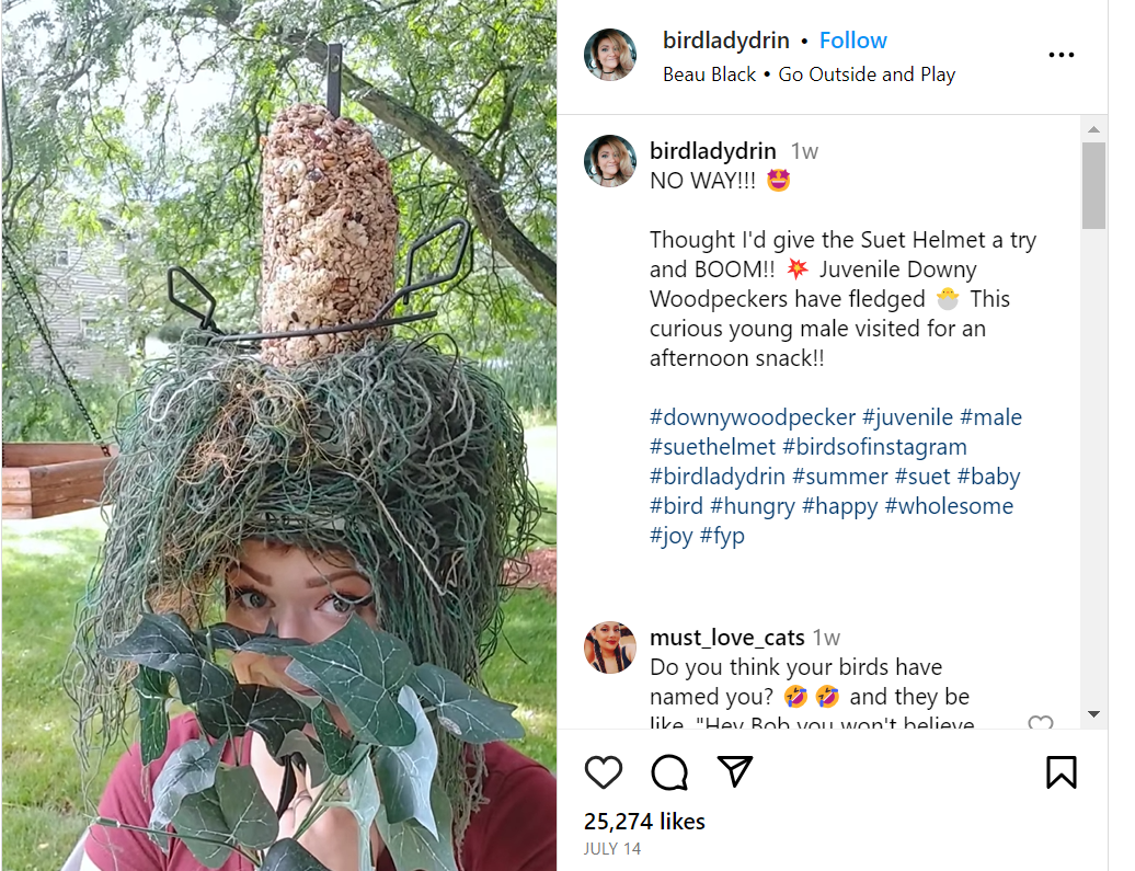 Bird Lady Drin Top Naturaliste Influenceur