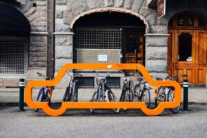 Contours autour des vélos 