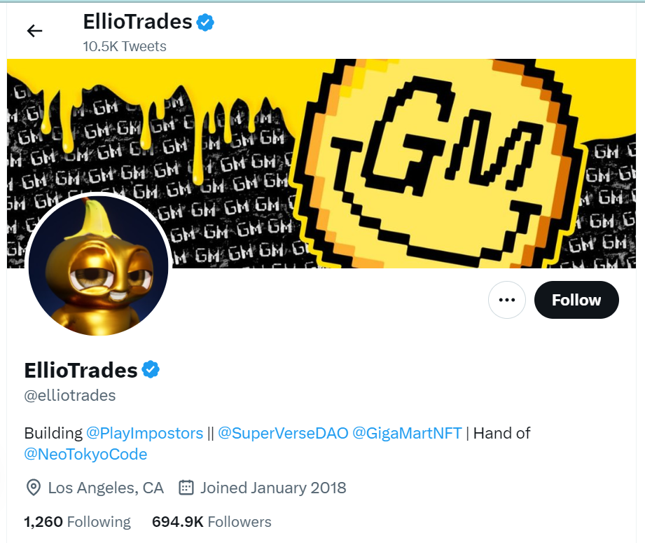     Influenceur des médias sociaux, commerçant crypto et YouTuber 