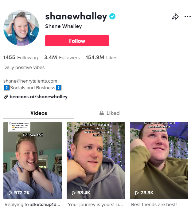 Créateur de contenu comportemental Shane