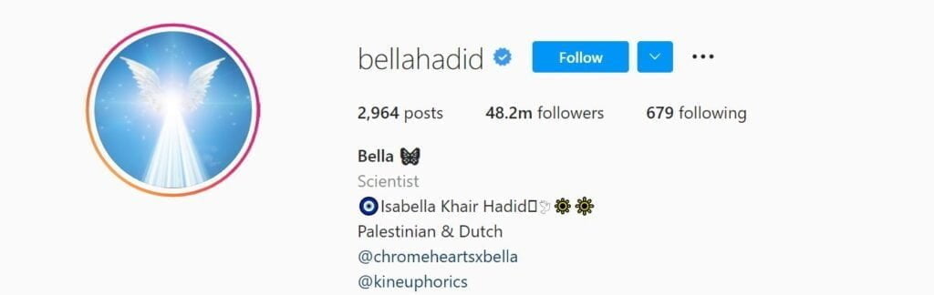 Les 50 modèles Instagram principaux ci-dessous