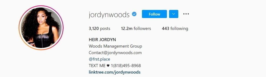 Les 50 modèles Instagram principaux ci-dessous
