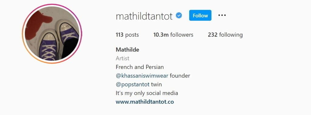 Les 50 modèles Instagram principaux ci-dessous