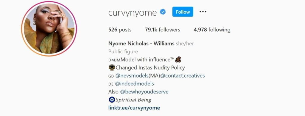 Les 50 modèles Instagram principaux ci-dessous