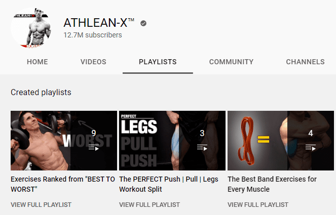 Athlean-X sur YouTube 