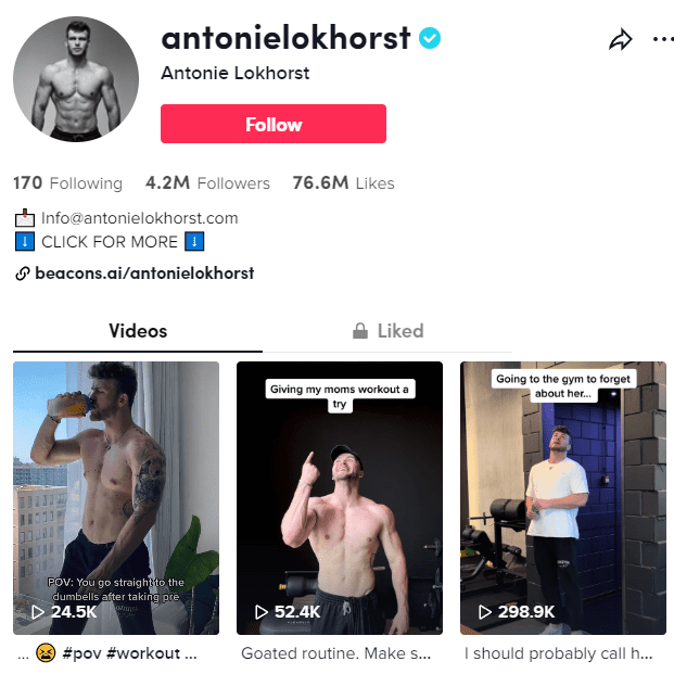 Antonie Lokhorst Entraîneur en ligne de fitness