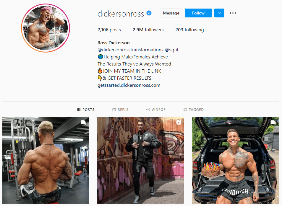 Influenceur de Ross Dickerson