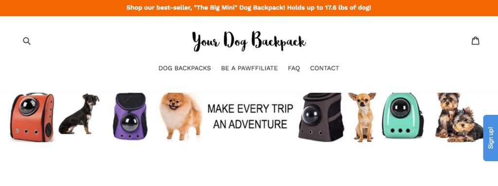 Votre site de sac à dos de chien | Marques dans la richesse