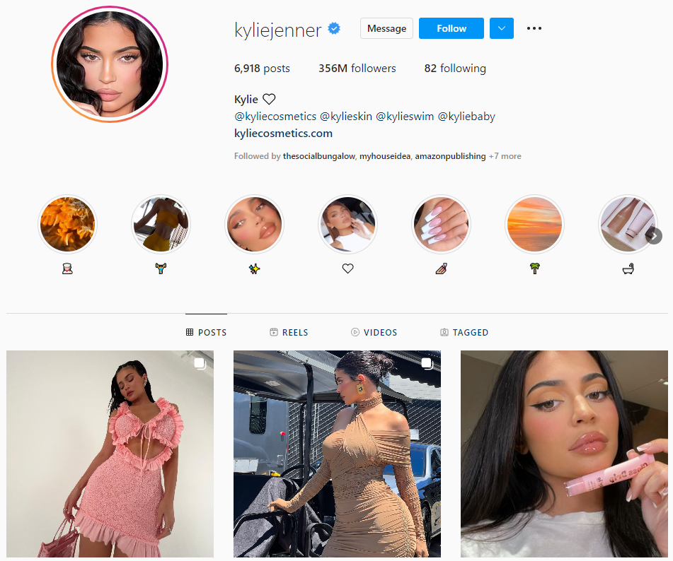 Kylie Jenner Instagram Influenceur