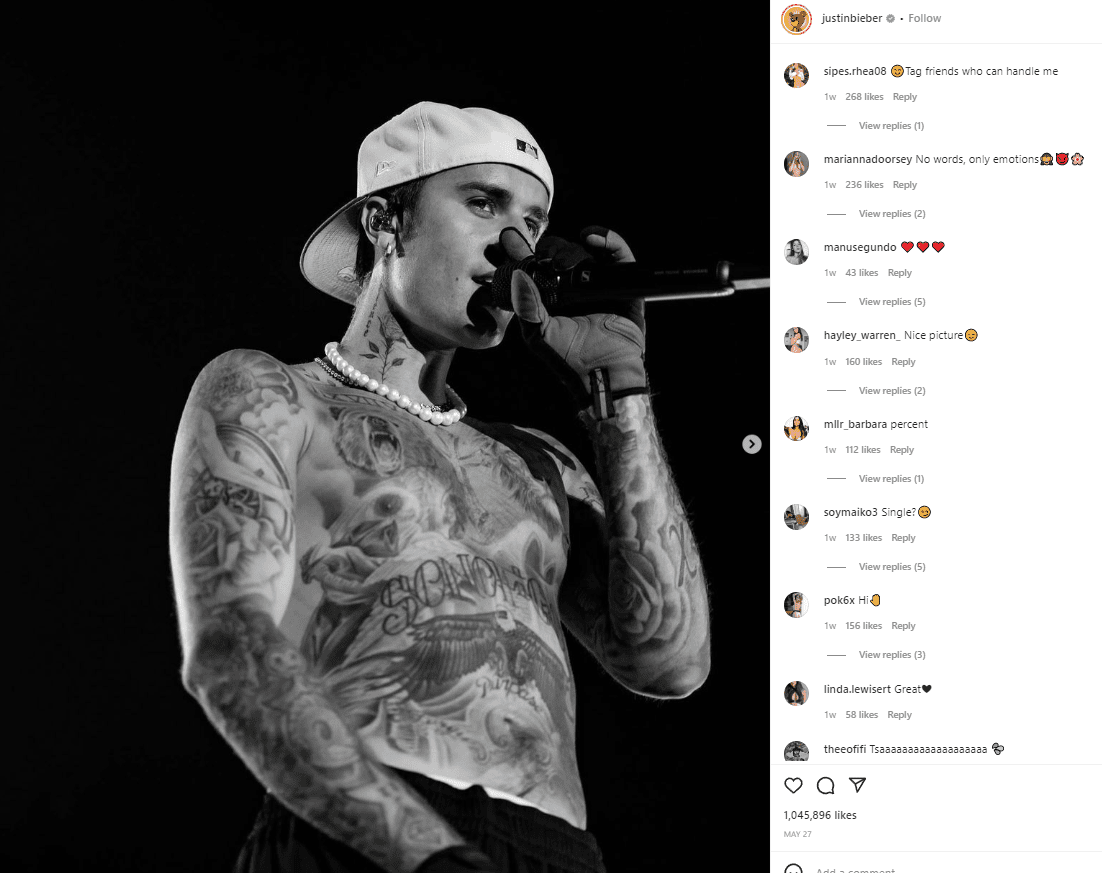 Superrestrial des enfants Justin Bieber