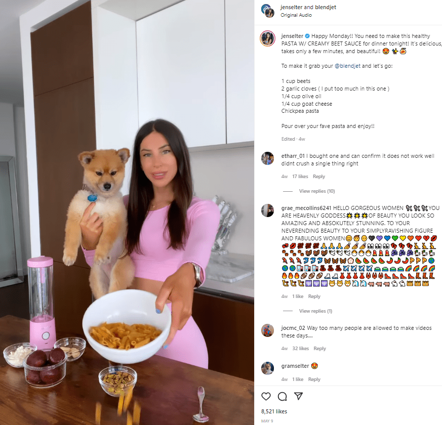 Instagrammeurs de fitness populaires de Jen Selter
