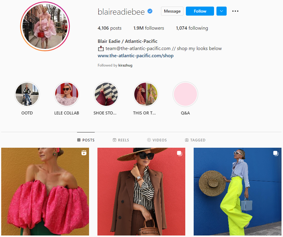 Blair Eadie Fashion Blogger