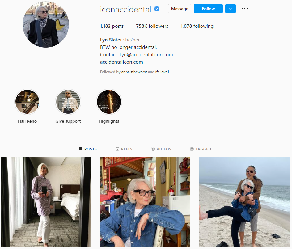 Influenceur de mode Lyn Slater