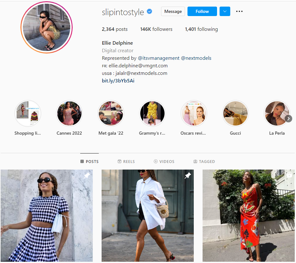 Ellie Delphine Top Fashion Blogger