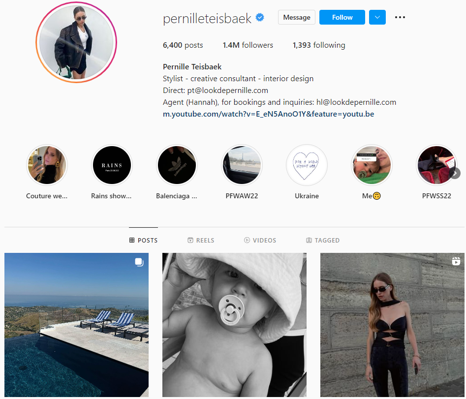 Blogueur de mode Pernille Teisbaek Dane