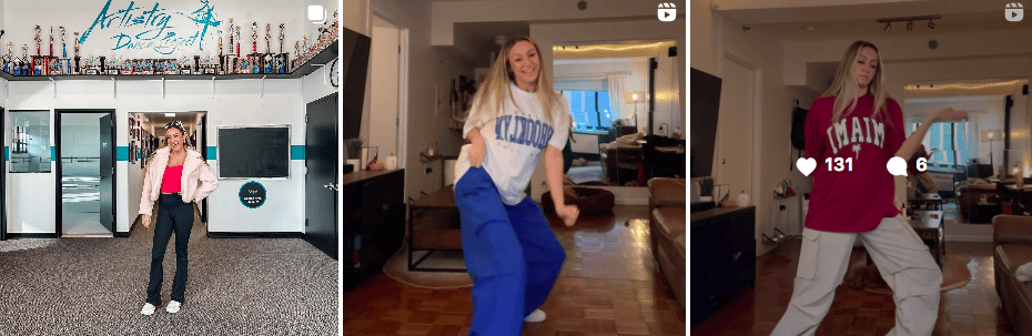 Katie Laduca dansant sur Instagram | Influenceurs de danse dans la richesse