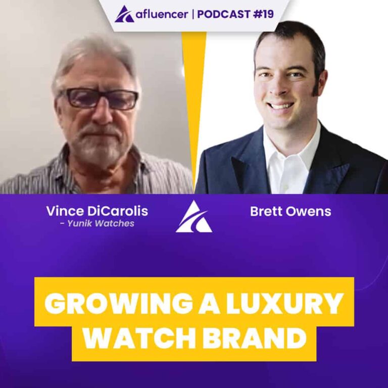 Épisode 19 du podcast - Cultiver une marque de montre de luxe | Vince DiCarolis - Yunik Watches