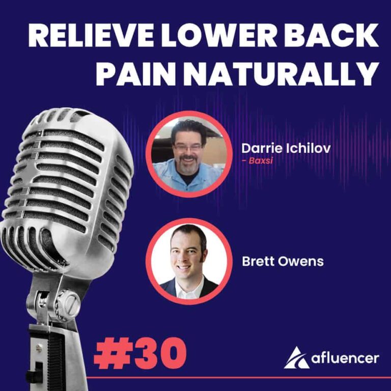 Épisode 30 du podcast - Alvie Lumbar Pain naturellement | Darrie Ichilov - Baxsi