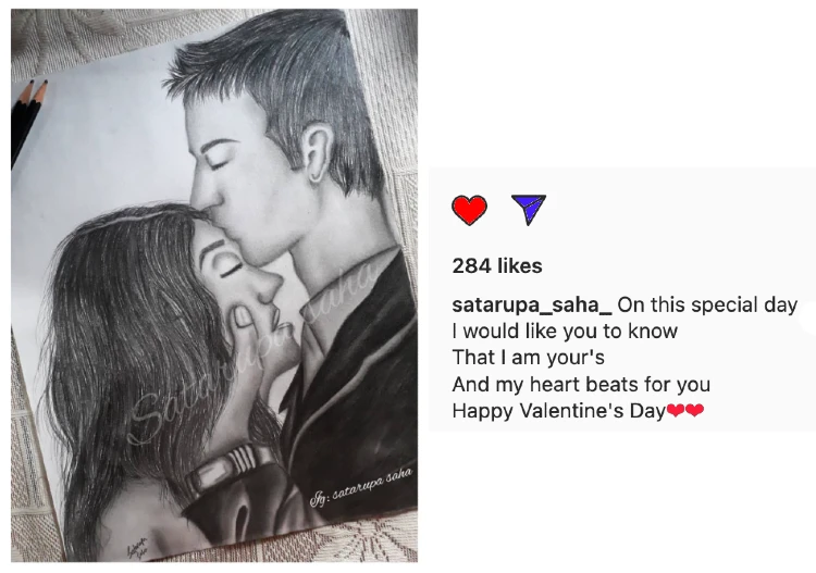 Sketch Sketch de la Saint-Valentin | Idées de contenu pour les influenceurs