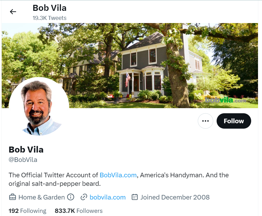 Influenceur d'amélioration de Casa Bob Vila