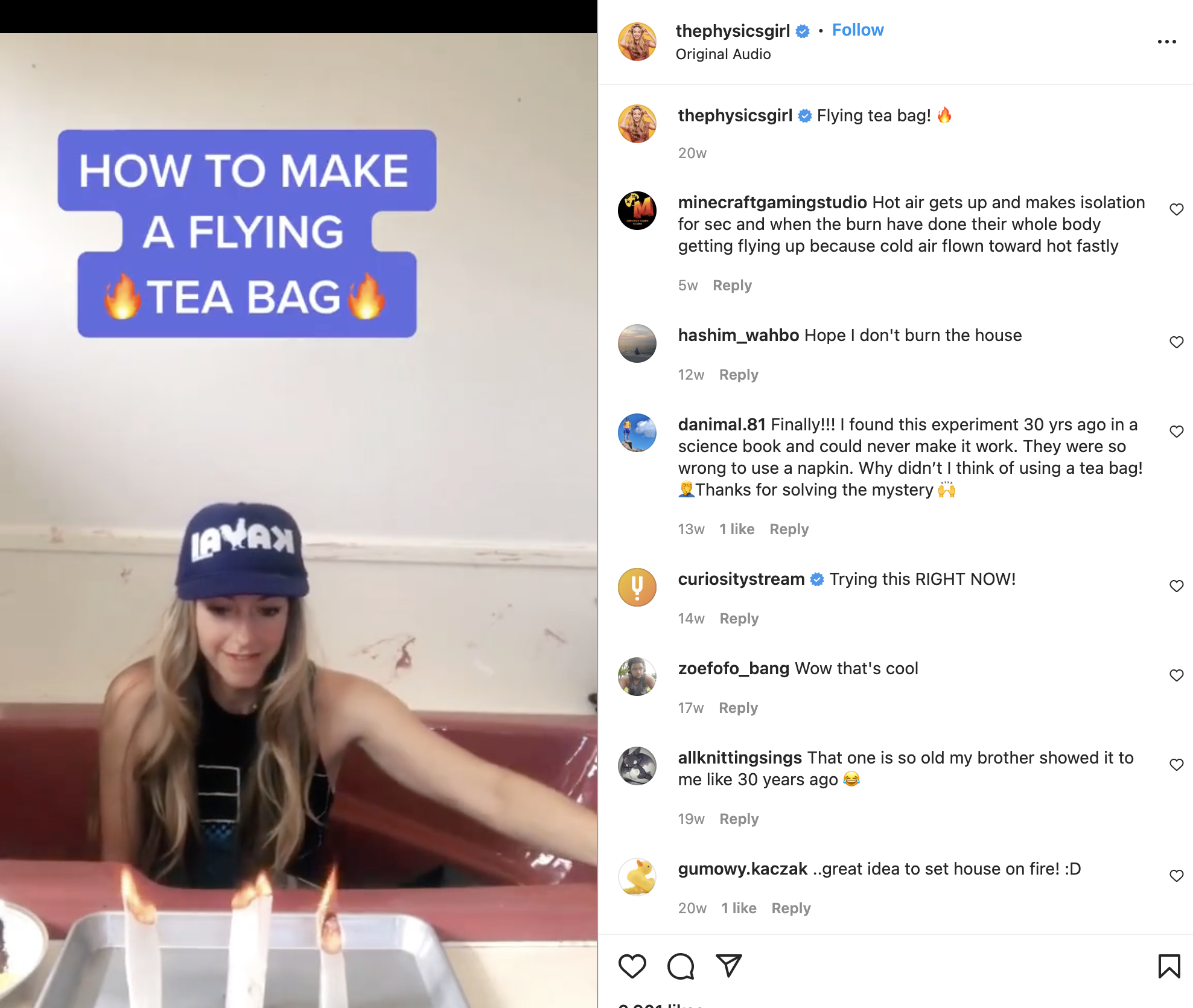 Dianna Cuwern @thephysicsgirl