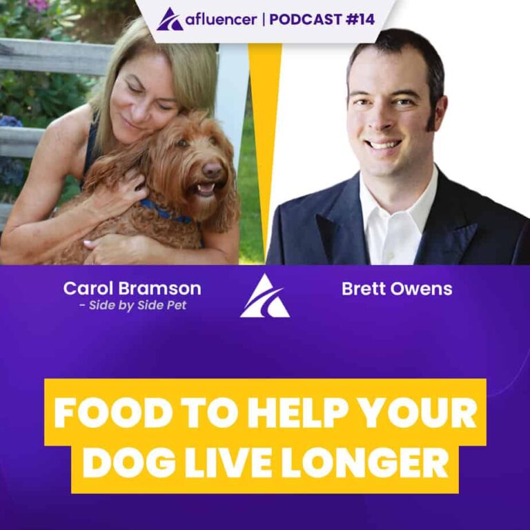Podcast Episode # 14 - Nourriture pour aider votre chien à vivre plus longtemps | Carol Bramson - animal de compagnie côte à côte