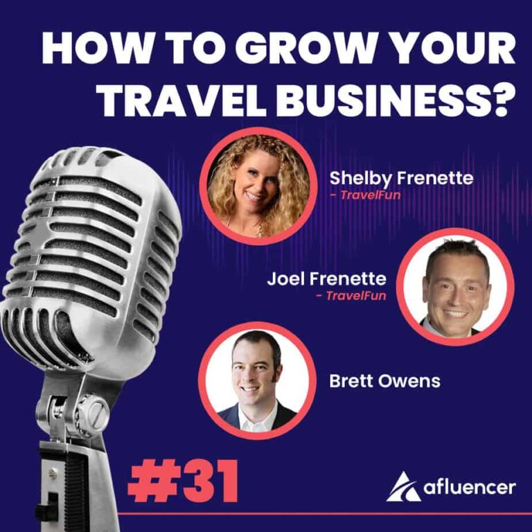 Podcast Episode 31 - Comment augmenter votre entreprise de voyage? | Shelby et Joel Frenette - Travelfun