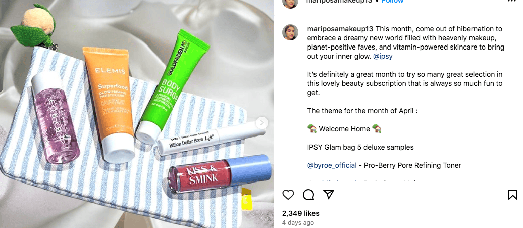 17 maquilleurs très attrayants + influenceurs Vanessa Collino partage des produits de maquillage qui accompagnent votre boîte d'abonnement Ipsy | Influenceurs de maquillage Instagram