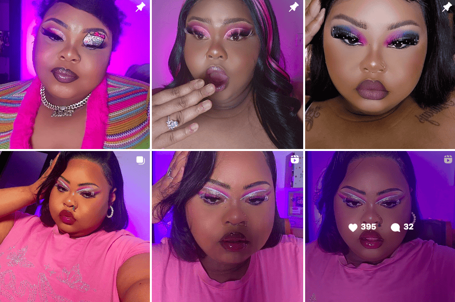 17 maquilleurs très attrayants + influenceurs Ltara Brown sur Instagram | Applications de maquillage