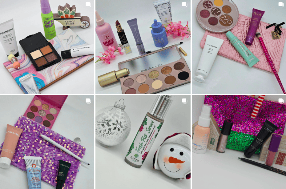 17 maquilleurs très attrayants + influenceurs Miranda Salasky fait la promotion de produits de maquillage sur IG