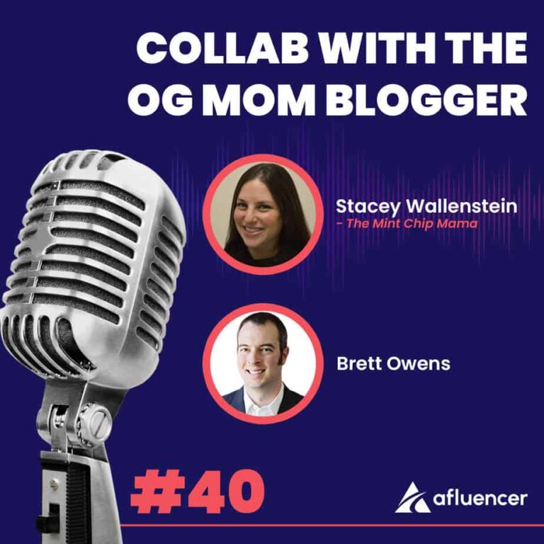 Podcast de l'épisode n ° 40 - Collaborez avec OG Mom Blogger | Stacey Wallenstein - The Mint Chip Mama