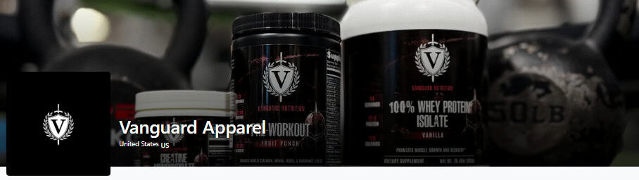 Marques de vêtements de forme de fitness: vêtements Vanguard
