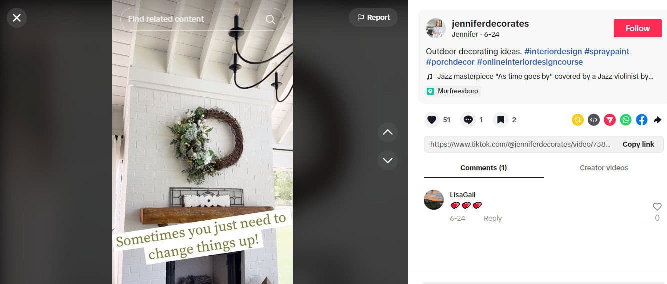 Influenceur bricolage Jennifer D