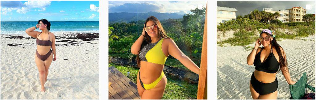Modélisation de Priscilla en bikinis | Bons influenceurs - agir dans la richesse