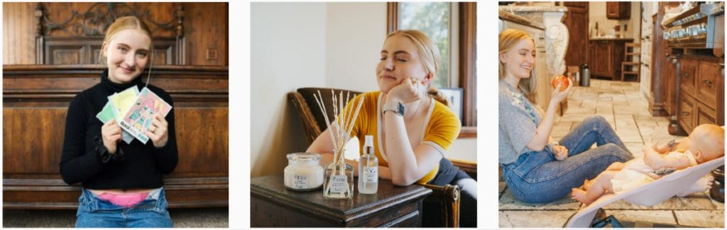 Hannah Uhl Wellness and Lifestyle Instagram Posts