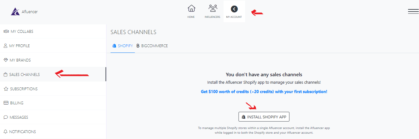 Meilleure application d'influence Shopify