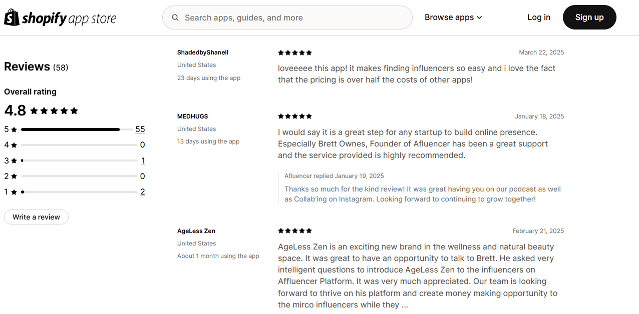 Plateforme de marketing d'influence pour les petites entreprises