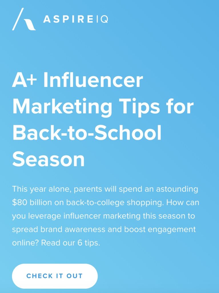 Aspire qi | Conseils marketing