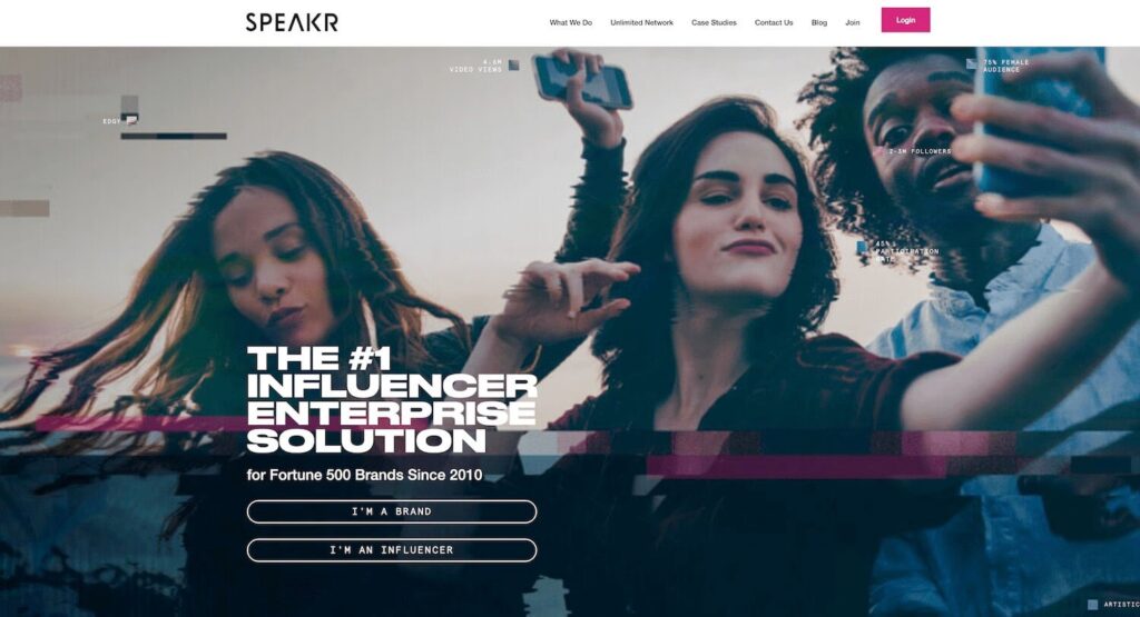 Speakr | Solutions d'entreprise pour les influenceurs